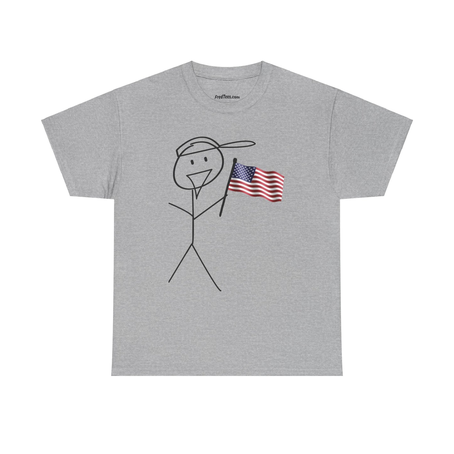 Fred is waving his flag! Celebrate America with Fred!