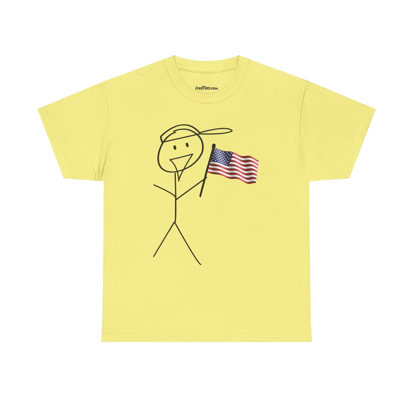 Fred is waving his flag! Celebrate America with Fred!