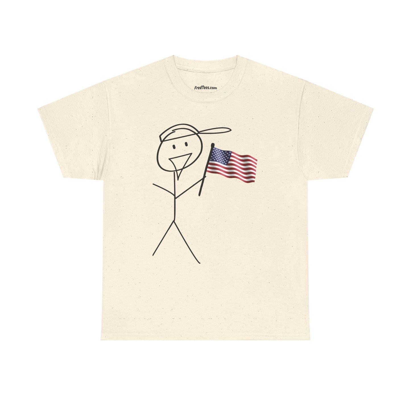 Fred is waving his flag! Celebrate America with Fred!