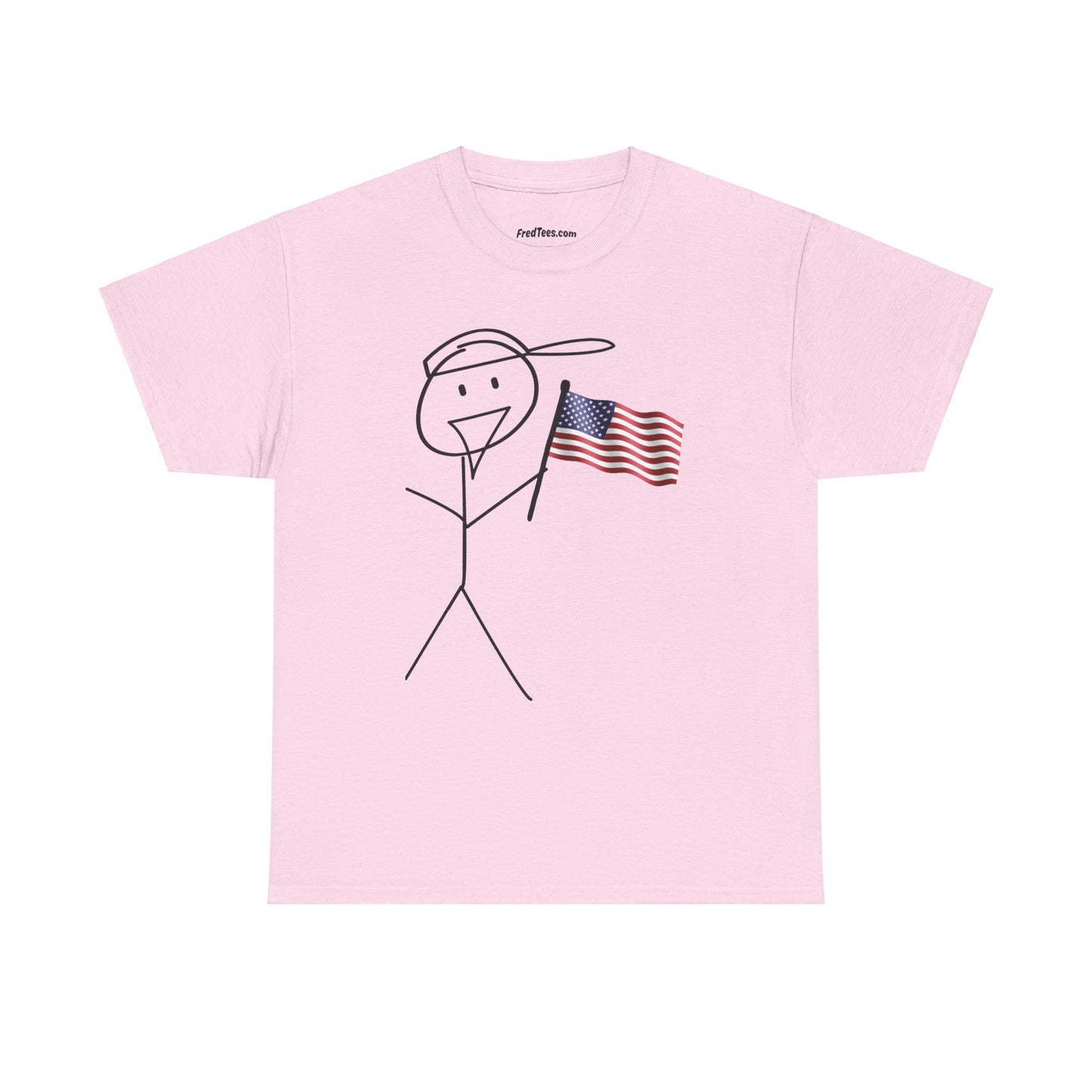 Fred is waving his flag! Celebrate America with Fred!