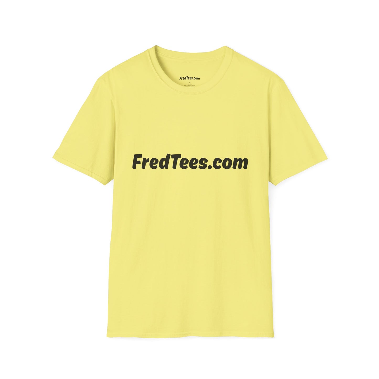 The FredTees Name Logo Tee in Unisex Softstyle