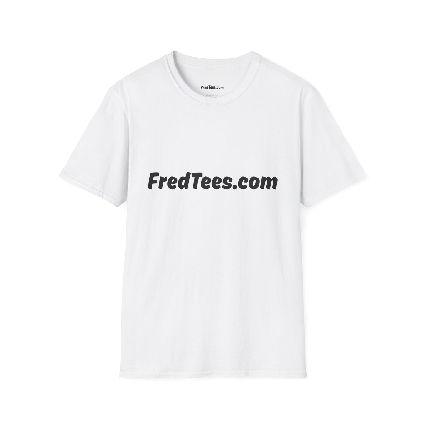 The FredTees Name Logo Tee in Unisex Softstyle