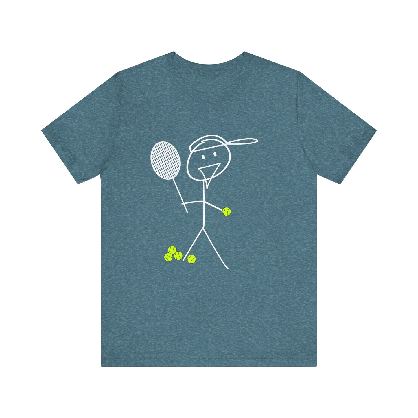 Fred Says - Tennis Anyone? Fred will hit some balls with ya!  Bella+Canvas Unisex Jersey Short Sleeve Tee