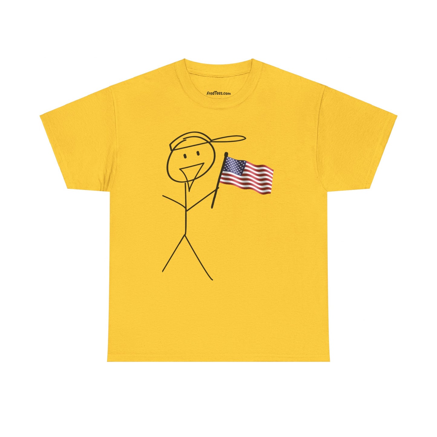 Fred is waving his flag! Celebrate America with Fred!