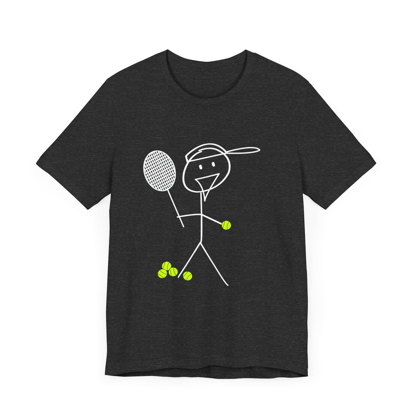 Fred Says - Tennis Anyone? Fred will hit some balls with ya!  Bella+Canvas Unisex Jersey Short Sleeve Tee