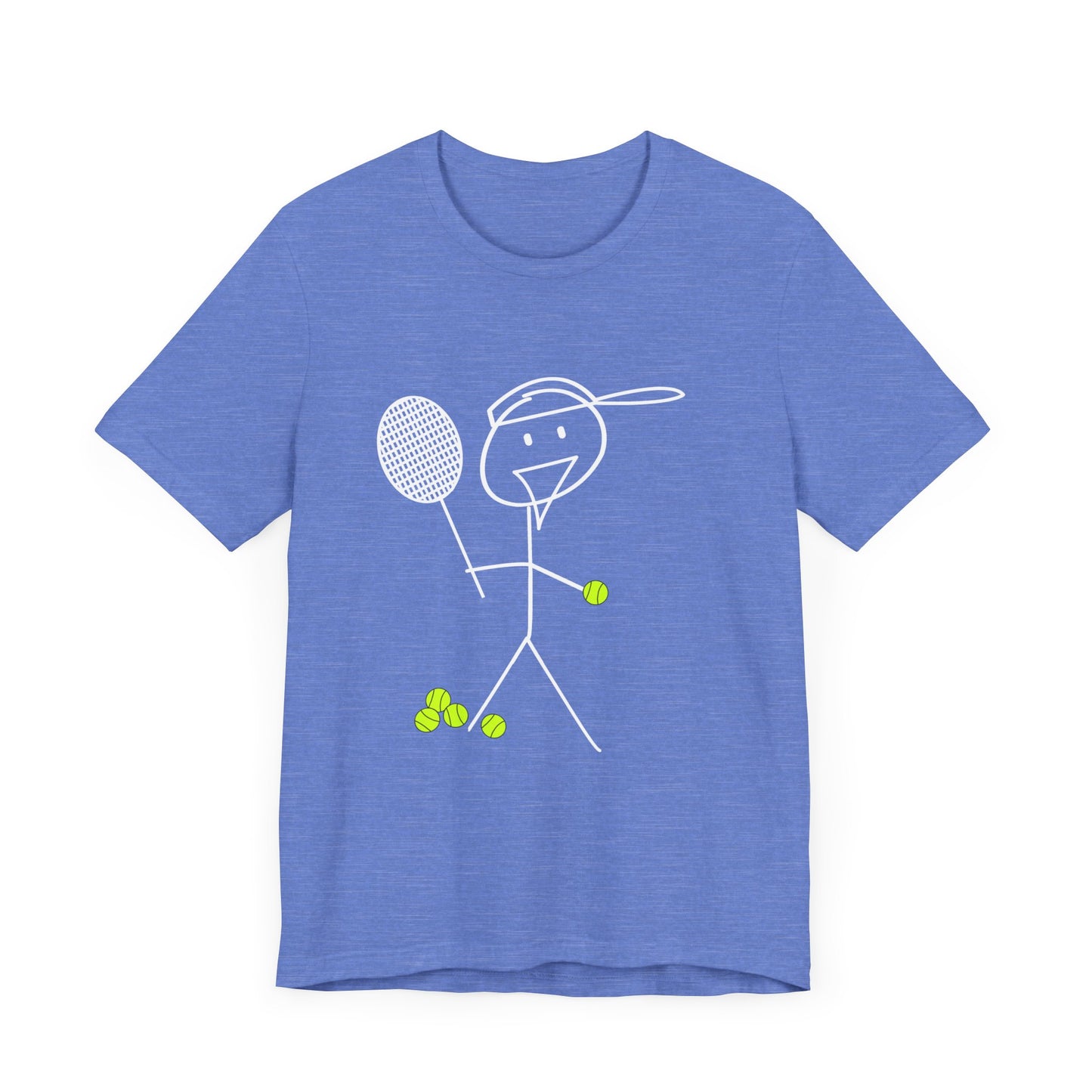 Fred Says - Tennis Anyone? Fred will hit some balls with ya!  Bella+Canvas Unisex Jersey Short Sleeve Tee