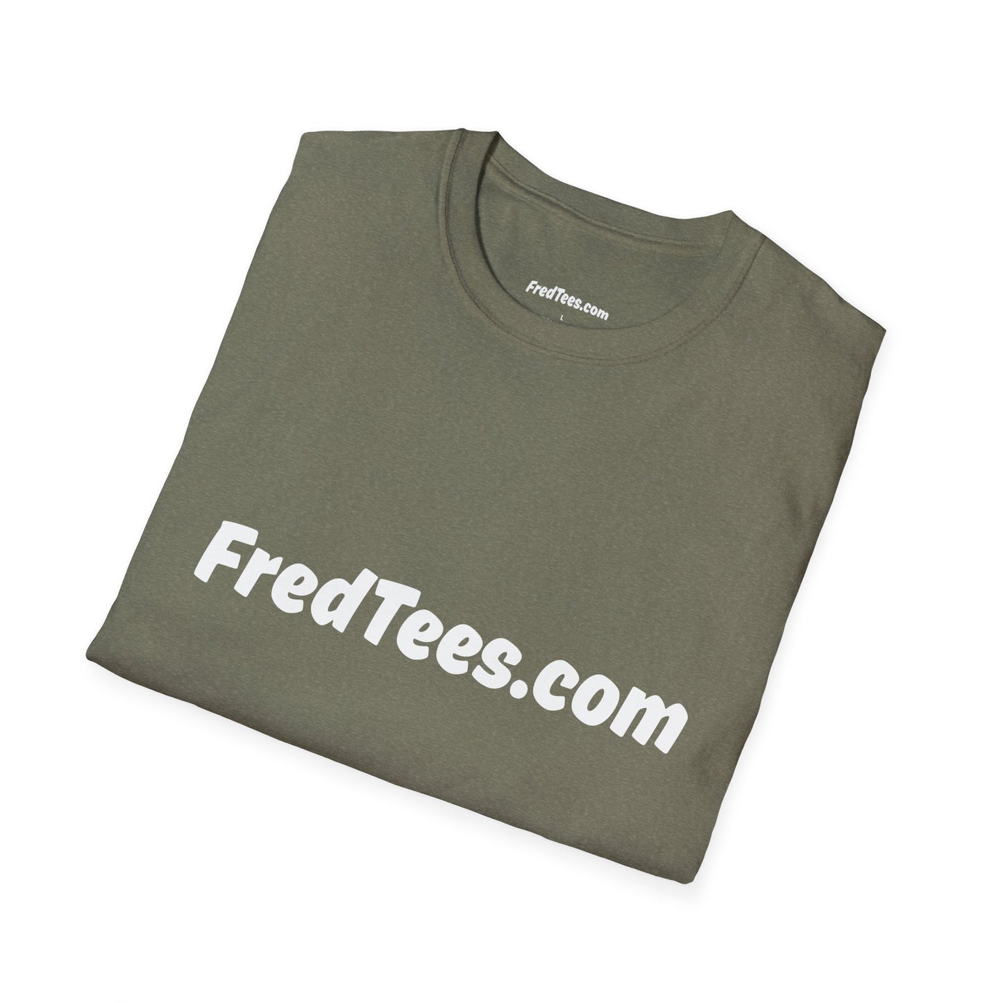 The FredTees Name Logo Tee in Unisex Softstyle